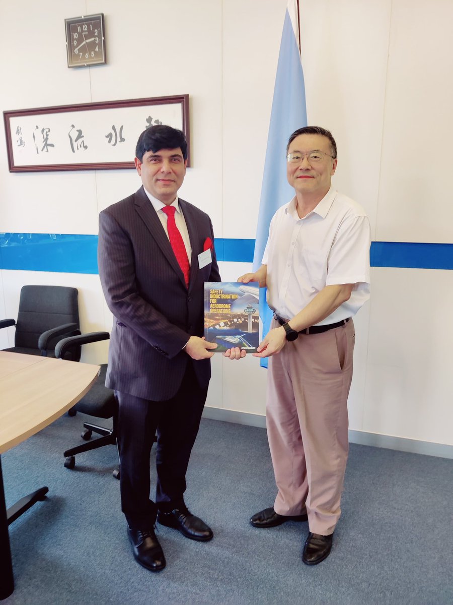 During the Sixth Meeting of Asia Pacific Wildlife Hazard Management Working Group at #ICAO APAC Bankok, presented my book on Safety Indoctrination for Aerodrome Operations to Mr Tao Ma, ICAO Regional Director Asia Pacific. <a href="/icao/">ICAO</a>