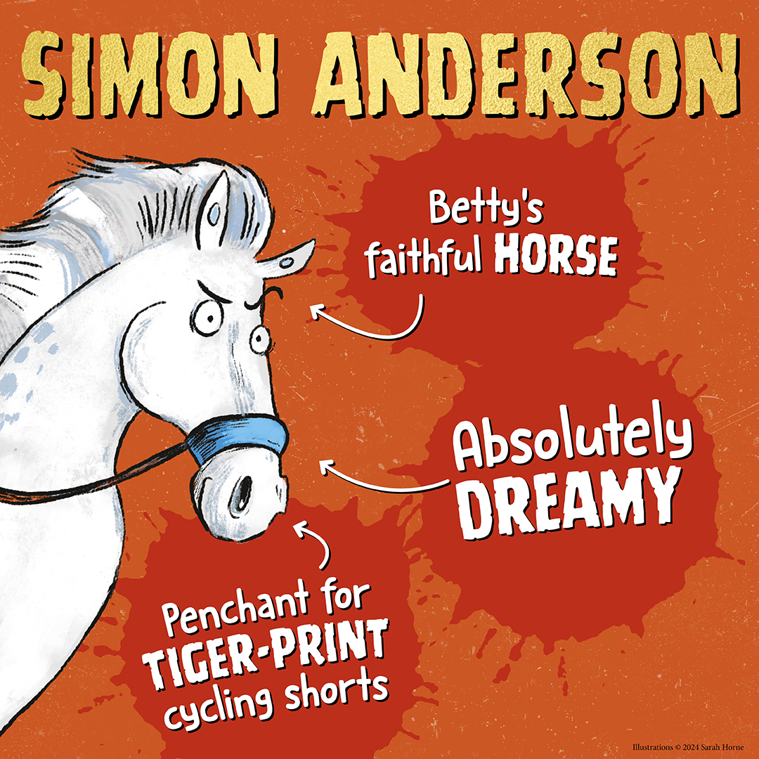 Quite frankly, what would Betty Steady be without her faithful steed Simon Anderson? Not much, he reckons. An absolute dream boat with a penchant for tiger-print cycling shorts - everyone needs to meet Simon! Discover now: ow.ly/9sVj50REcom