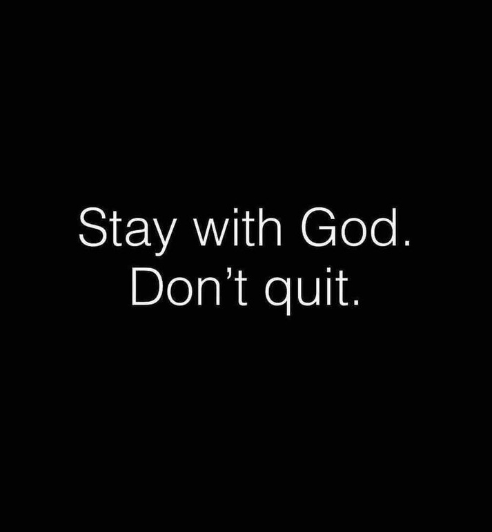 Don't quit