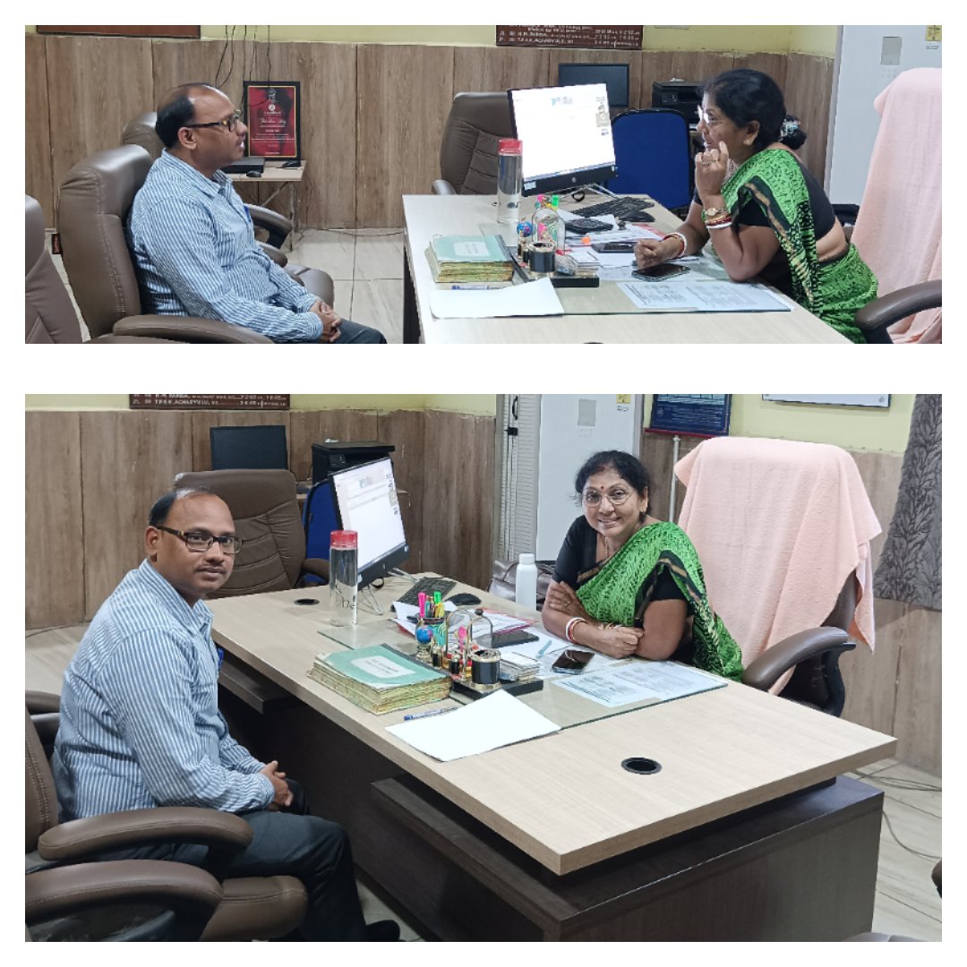 OIC @stpirourkela met with Mrs. Pragati Das,Principal of Utkalmani Gopabandhu Institute of Engineering and briefed about the different services provided by STPI Rourkela and other initiatives of #STPIINDIA in the field of IT/ITeS/ESDM. @arvindtw