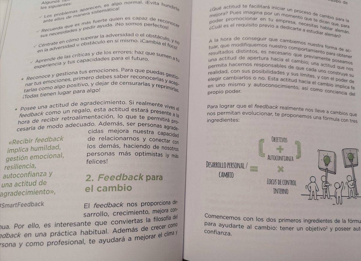 Recibir feedback implica humildad, resiliencia, autoconfianza y actitud de agradecimiento. Además, ser personas agradecidas mejora nuestra capacidad de conectar con los demás, haciendo de nosotros personas ¡más felices! @_TIRURIRU_ #SmartFeedback #FelizMiércoles