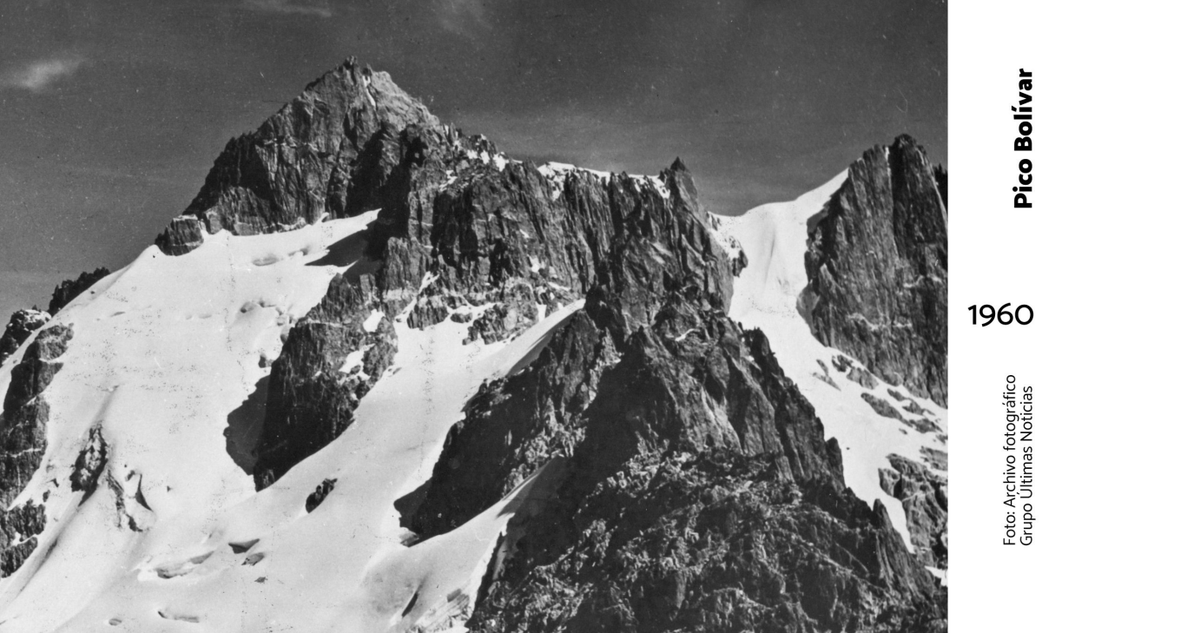 prodavinci's tweet photo. La Sierra Nevada de Mérida tenía 10 km² de hielo en 1910. En 2018 quedaban menos de 0,1 km² de superficie glaciar. Hoy tiene 0.02 km².⁠

Vea el especial El último glaciar de Venezuela, un trabajo de @HeleCarpio

https://t.co/aajVBfpE32 https://t.co/WeCiILMFlv