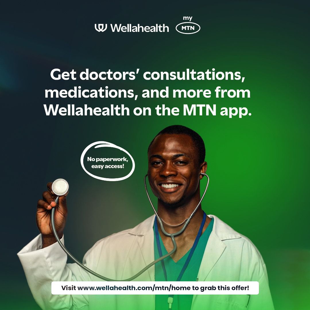 Affordable Healthcare is Just a Click Away! So, why settle for costly healthcare? For just N800/month, you get: * Malaria & Typhoid test and treatment * Doctor consultation * Hospital expenses and more All thanks to Wellahealth and MTN Get started easily: * myMTNNG app * Dial…