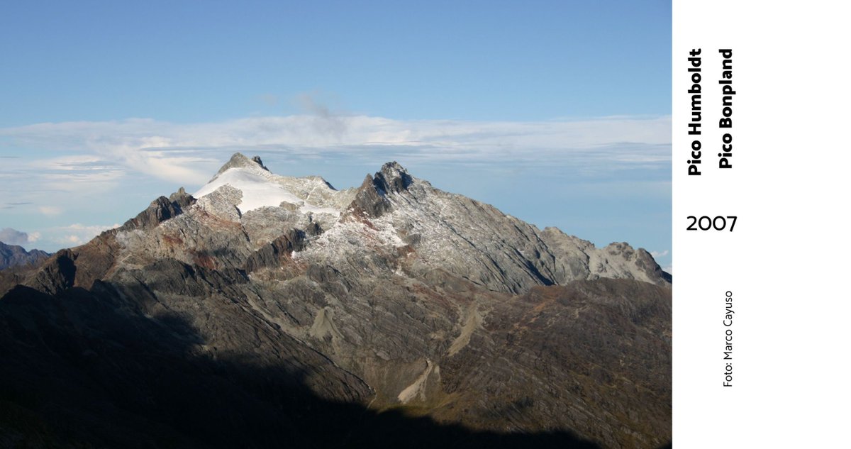 prodavinci's tweet photo. La Sierra Nevada de Mérida tenía 10 km² de hielo en 1910. En 2018 quedaban menos de 0,1 km² de superficie glaciar. Hoy tiene 0.02 km².⁠

Vea el especial El último glaciar de Venezuela, un trabajo de @HeleCarpio

https://t.co/aajVBfpE32 https://t.co/WeCiILMFlv