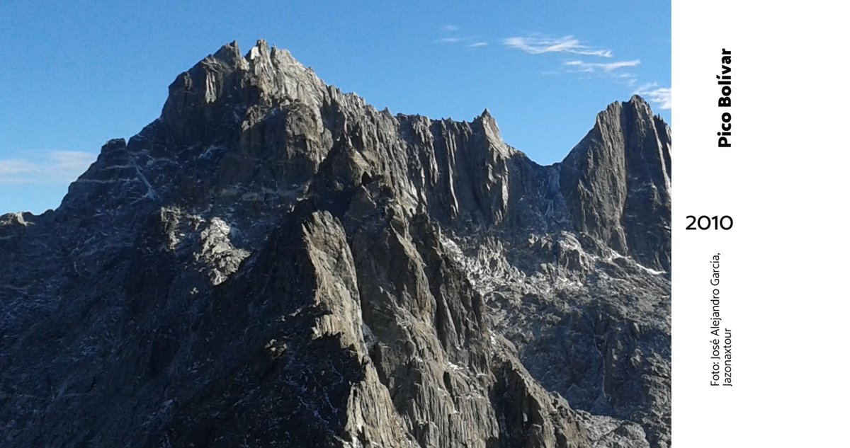 Prodavinci (@prodavinci) on Twitter photo La Sierra Nevada de Mérida tenía 10 km² de hielo en 1910. En 2018 quedaban menos de 0,1 km² de superficie glaciar. Hoy tiene 0.02 km².
Vea el especial El último glaciar de Venezuela, un trabajo de <a href="/HeleCarpio/">Helena Carpio</a>
factor.prodavinci.com/elultimoglacia… La Sierra Nevada de Mérida tenía 10 km² de hielo en 1910. En 2018 quedaban menos de 0,1 km² de superficie glaciar. Hoy tiene 0.02 km².
Vea el especial El último glaciar de Venezuela, un trabajo de <a href="/HeleCarpio/">Helena Carpio</a>
factor.prodavinci.com/elultimoglacia…