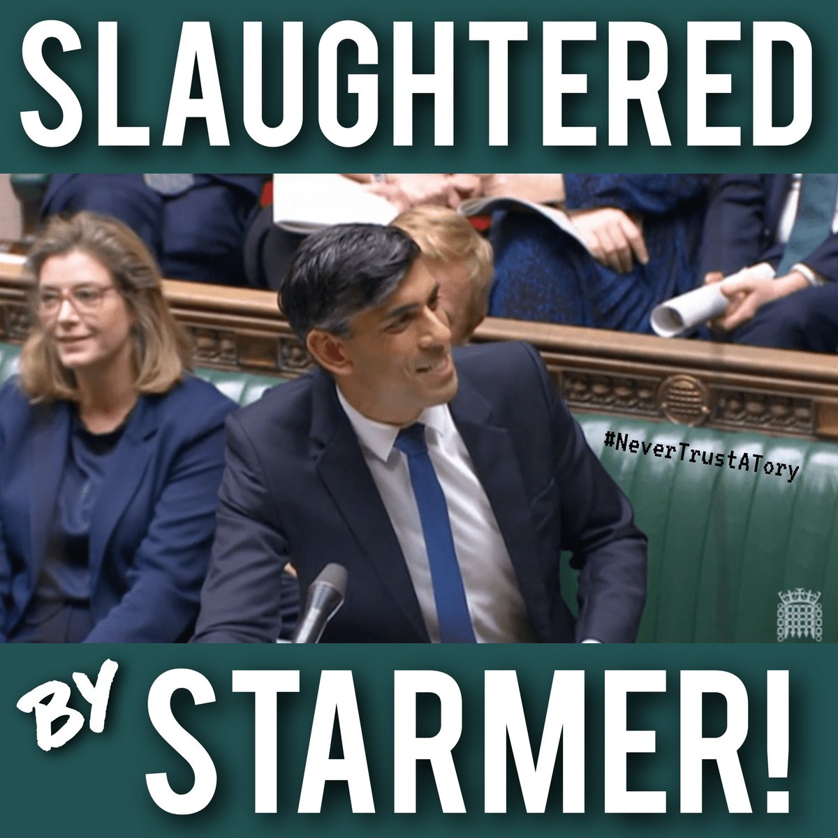 🚨 Week, after week, after week, this pathetic little weasel @RishiSunak gets his arse handed to him on a plate by @Keir_Starmer. 

#NeverTrustATory #ToryChaos #ToryGaslighting #ToryCorruption 
#ToriesDestroyingOurCountry #GeneralElectionN0W #PMQs