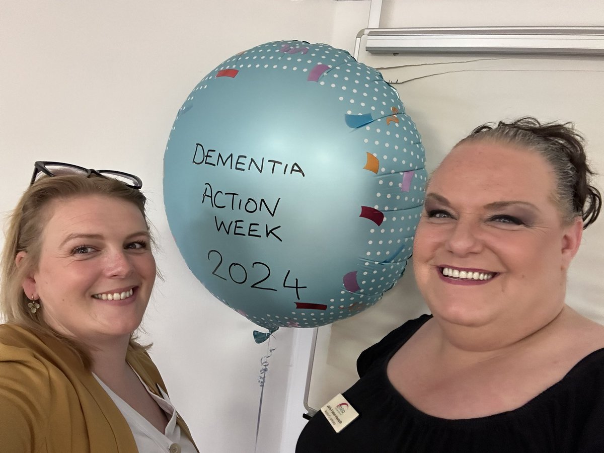 Fab morning at <a href="/trinity_hospice/">Trinity Hospice</a> Blackpool doing their #DementiaAwareness training. Jaide and I connected with so many people all working to support people in our town. Thanks to Maxine and Julie!