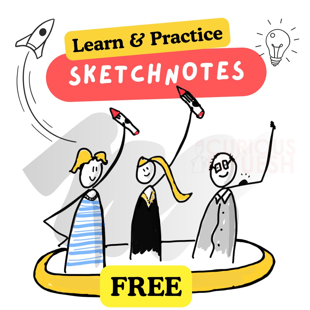 Today is Wednesday and its Sketchnote Practice Day with our International Community of Sketchnoters. 

9 PM India time 
5:30 PM Amsterdam time

Join our community to receive zoom meeting link >> visualthinkingschool.eu/wa?utm_source=…