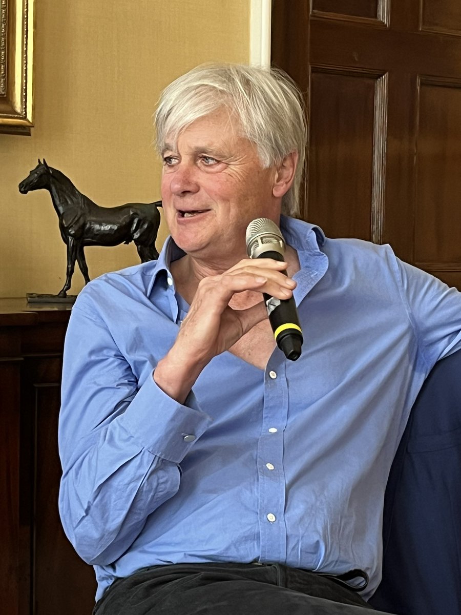 Great event with @HarryWorcester at @JockeyClubRooms today, in which he shared some unvarnished tales from his memoir The Unlikely Duke.