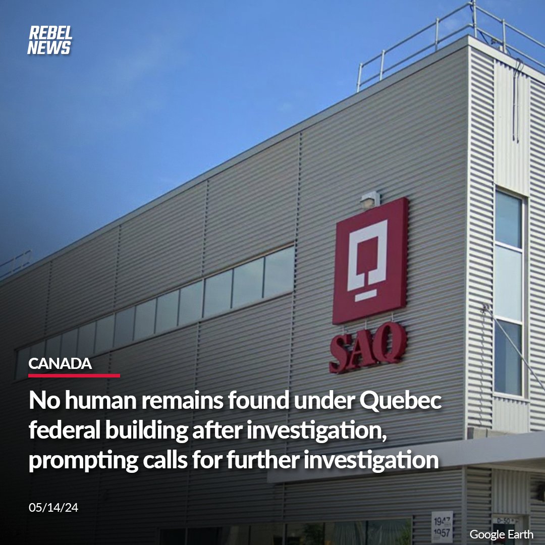 Mohawk Mothers, an Indigenous-led committee, are calling for further investigation after no remains were found under the Société des alcools du Québec (SAQ) Montreal's distribution centre. FULL STORY: rebelne.ws/44G71fc