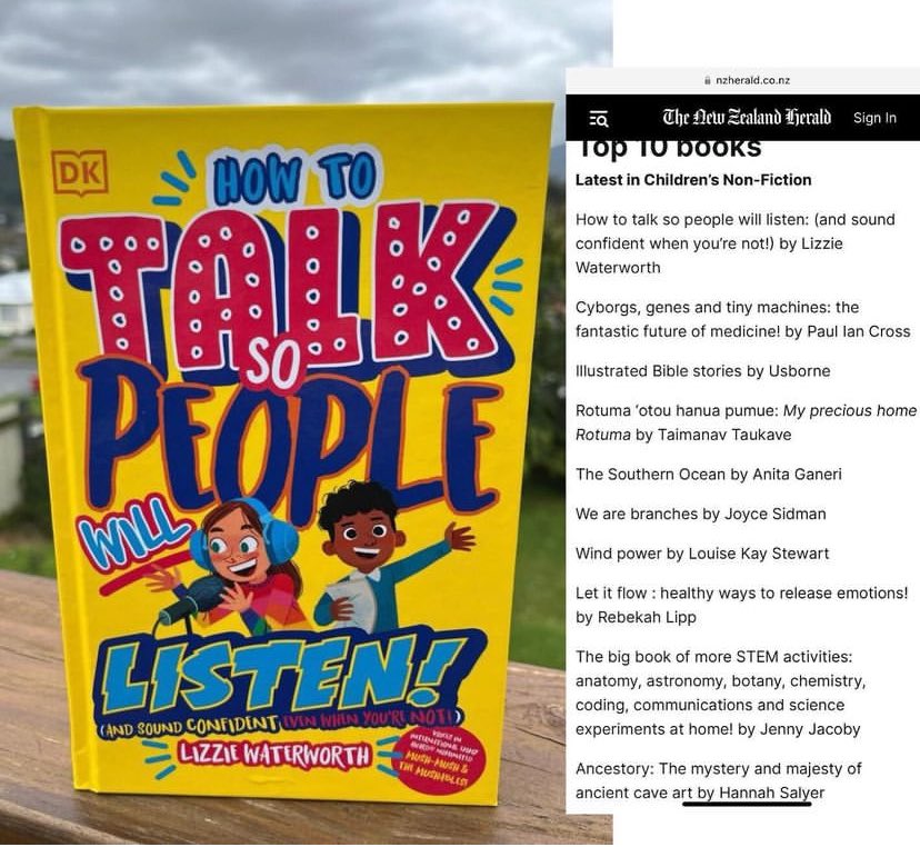 Super excited to see my book “How to Talk so People Will Listen” make top of the list on the New Zealand Herald’s Top 10 Non-Fiction titles!Thanks to all! @nzherald 
@litagencygmc @dkbooks @stephenfry @davidholtactor @TreeVoices @WayneForesterVO @RajGhatak @Sweliotknickers