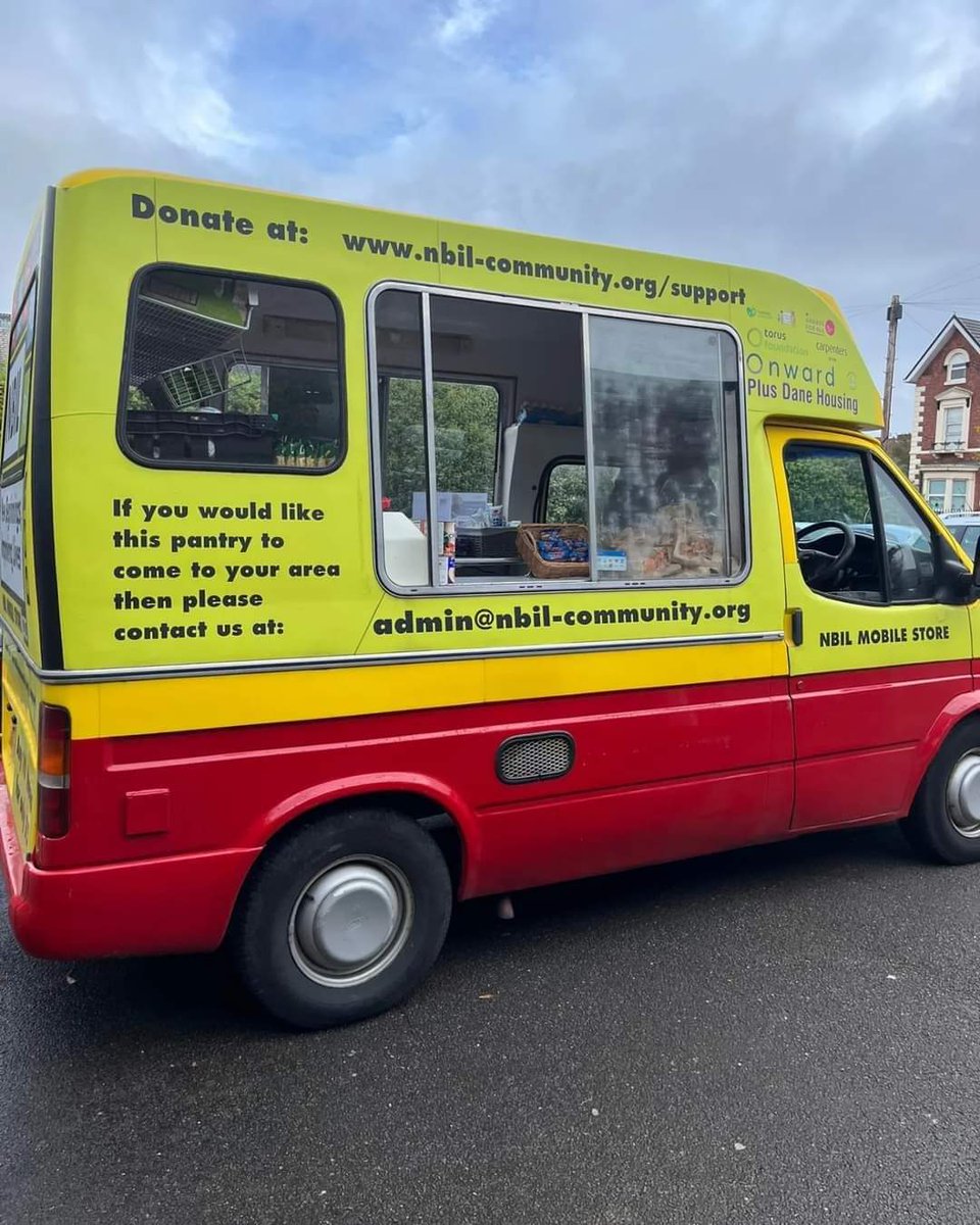 Grab your bags and take advantage of our weekly visit of the Mobile Shop TODAY @ 1.30pm outside UrbanScape on Mulgrave Street, L8

10 items for £5. Free fruit and vegetables.

Lots of items from toiletries to pet food, tinned goods to baked goods.

See you there 👌🏼