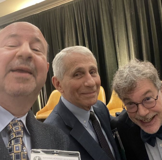 Meet The Science Gangsters of Truth! @MichaelEMann @Dr_AnthonyFauci @DrHotez We love you guys ❤️ #DemVoice1 This trio has saved more lives than the Army, Navy and Marines!