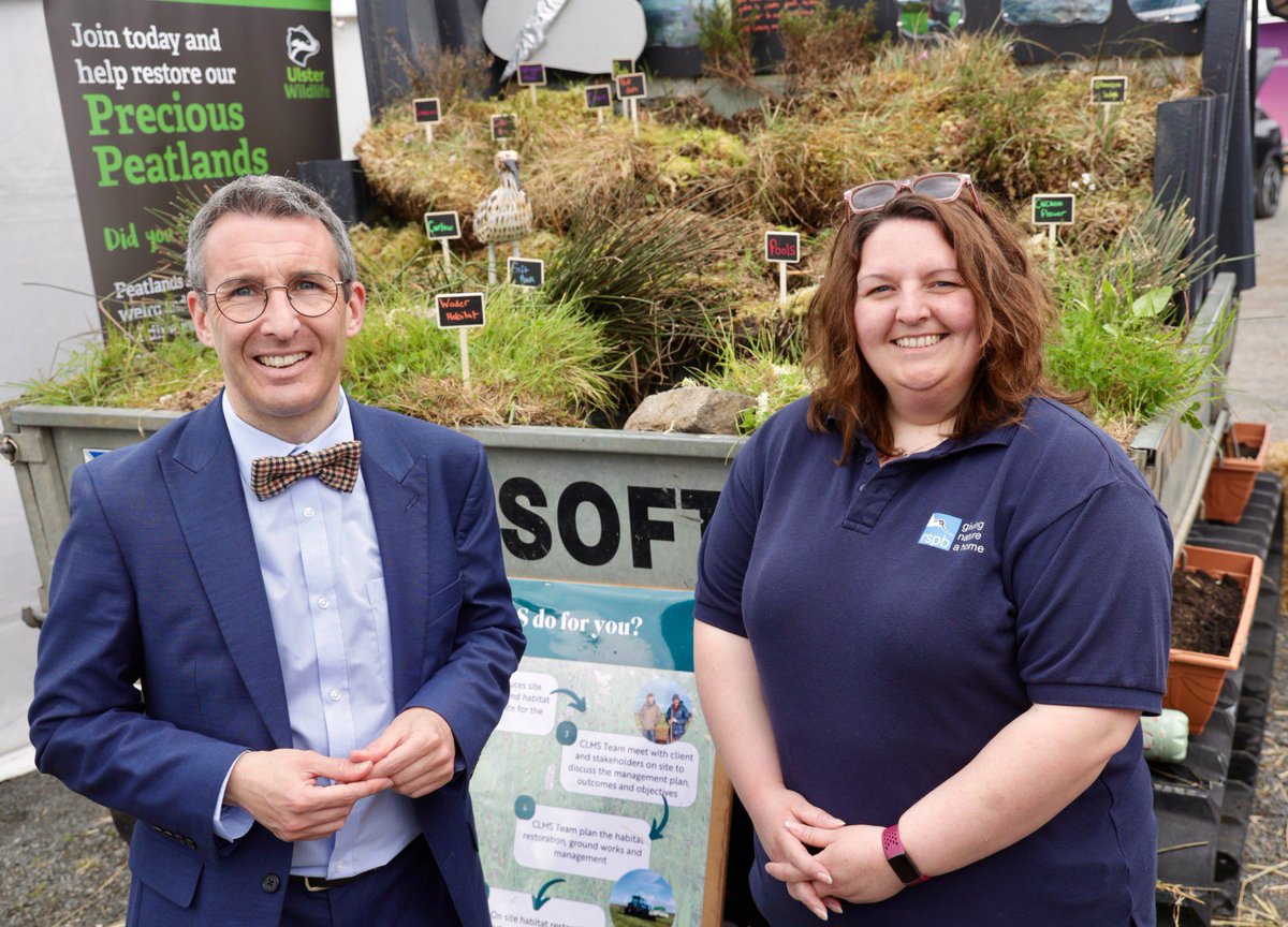 A new £3million fund to help protect our peatlands has been launched by Environment Minister @AndrewMuirNI . More info : daera-ni.gov.uk/news/muir-open… @ClimateNI