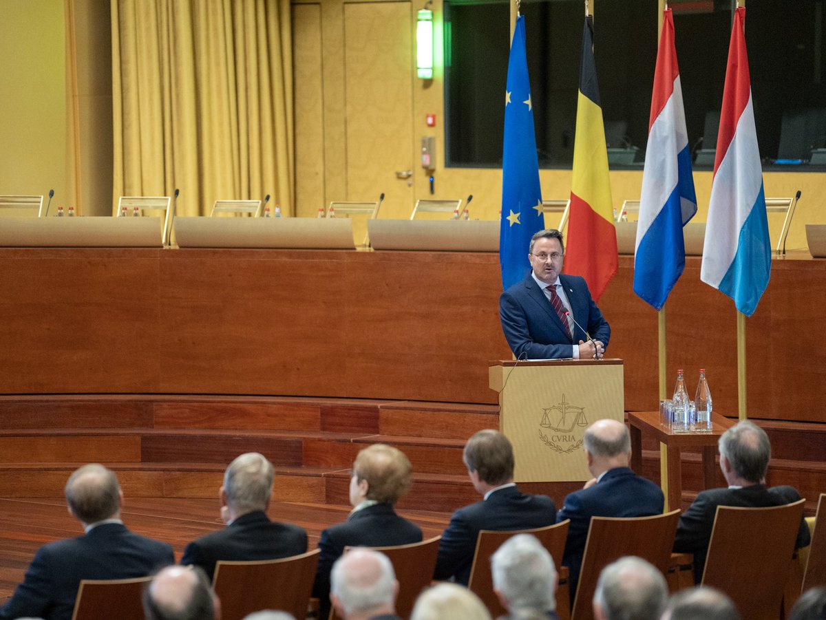 50 ans de consolidation juridique au sein de la Cour de Justice #Benelux à Luxembourg, une institution clé pour garantir l'harmonisation de nos législations et promouvoir l'intégration économique & la coopération entre la Belgique🇧🇪, les Pays-Bas🇳🇱 et le Luxembourg🇱🇺 🎉#CJBL50