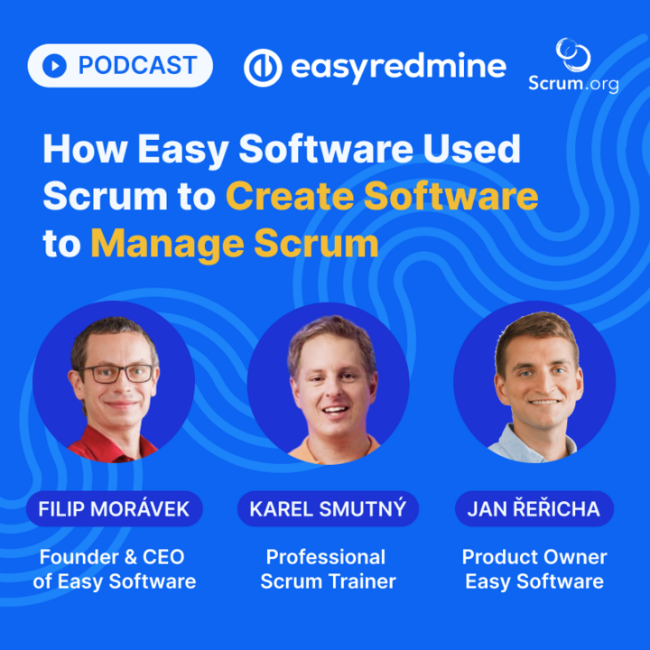 EasyRedmine's tweet image. 🎙️In a recent episode of @Scrumdotorg our CEO Filip Morávek, Product Owner Jan Řeřicha, and Professional Scrum Trainer @KarelSmutny shared their insights on how we've harnessed Scrum to revolutionize our project management tool, #EasyRedmine.
👂 Listen to the full podcast:…