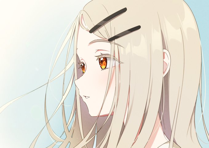 「blonde hair from side」 illustration images(Latest)