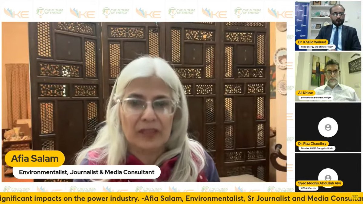 'By providing opportunities for collaboration and unity, we can tap into this collective ingenuity to address the energy problem and other challenges facing the nation.' @afiasalam, Environmentalist, Sr Journalist and Media Consultant

#FutureofEnergy