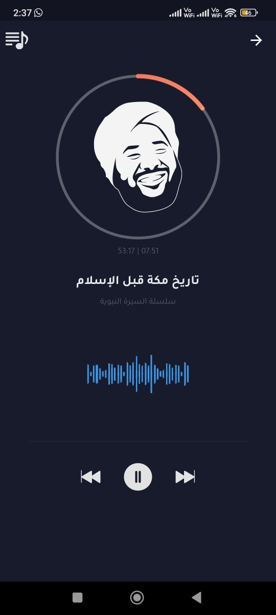 تطبيق الشيخ محمد سيد حاج رحمة الله عليه.

تجميعة فيها كل محاضرات الشيخ، (السيرة النبوية، القدوات، مدارج السالكين،......)
مفصلة و مبوبة بصورة ممتازة.

ال UI بسيط و جميل، و التحكم فيه أكتر من رائع.

جزى الله من عمل عليه خير الجزاء.
تحميل التطبيق للأندرويد و آيفون: