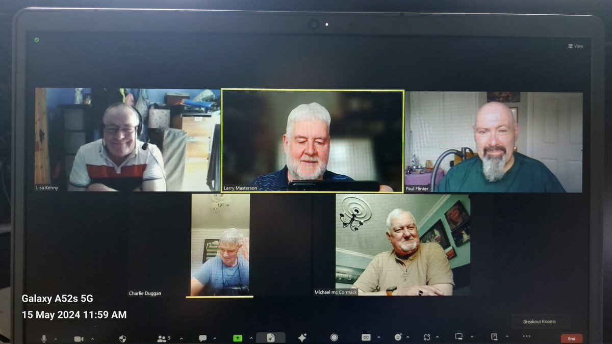 Brilliant first Zoom session of Aphasia Café Nationwide in Ireland!

Ireland's first Café for people with aphasia - led by people with the lived experience of aphasia.

I’m blown away by the enthusiasm and positivity, can’t wait for the session next week ! 

#aphasia