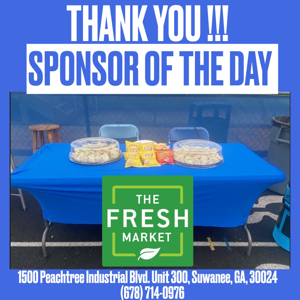 HUGE shout out to @TheFreshMarket for providing Wraps to the College Coaches that stopped by Practice last night!!! #ThankYou #FindAWay #CoachesStopBy #RecruitTheRidge