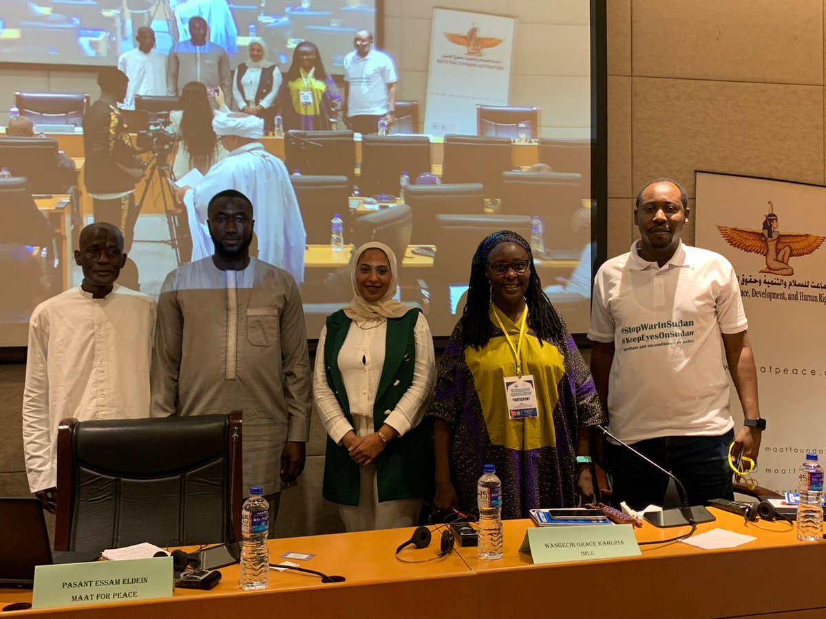 IMLU ED @wangechikahuria joined the #NGOForum panel discussion at the 79th Ordinary Session of the @achpr_cadhp. Under the theme 'Educate an African Fit for the 21st Century,' we emphasize the vital link between education, electoral integrity, and human rights.