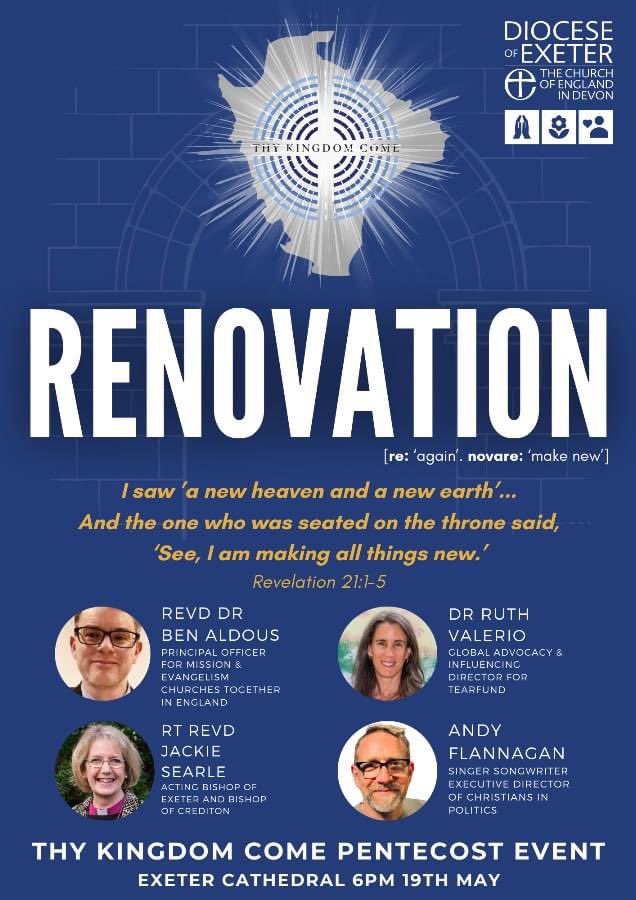 I'm hugely looking forward to speaking at this and it looks like there's going to be a crowd! Come and join us as we pray and act for the now in the light of the future 💚🙏 @CofEDevon @jackiesearle09 @andyflannagan @ExeterCathedral @CofEEnvironment