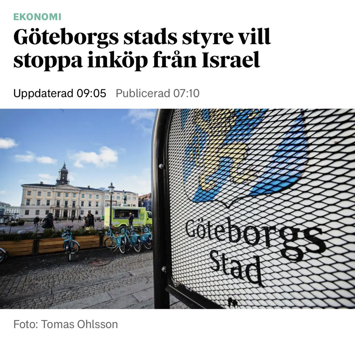 Göteborg har fallit. Orsak: Dess sinnessjuka vänsterblivna styre. #svpol #migpol