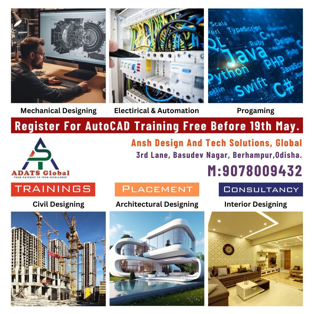 📢 Exciting News! 🎉 

Due to an expected heat wave, the FREE AutoCAD training batch at ADATS Global is now rescheduled to start on May 21, 2024. 

Registration is open until May 19th! 🔥 Hurry, limited seats available! 💻✨ 
#AutoCADTraining #ADATS #LimitedSeats #RegisterNow