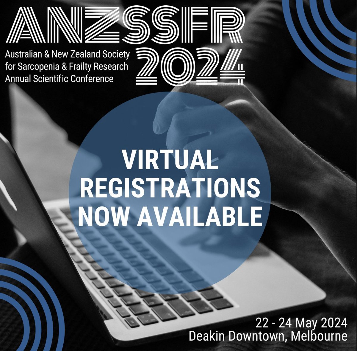 Can't make it in person? No worries! Join us virtually at the <a href="/ANZSSFR/">ANZSSFR</a> annual scientific conference and seize this opportunity to engage, learn, and connect from anywhere in the world!
🗓️22-24 May, 2024 
Deakin Downtown, Melbourne
Use the link below:
members.asnevents.com.au/register/event…