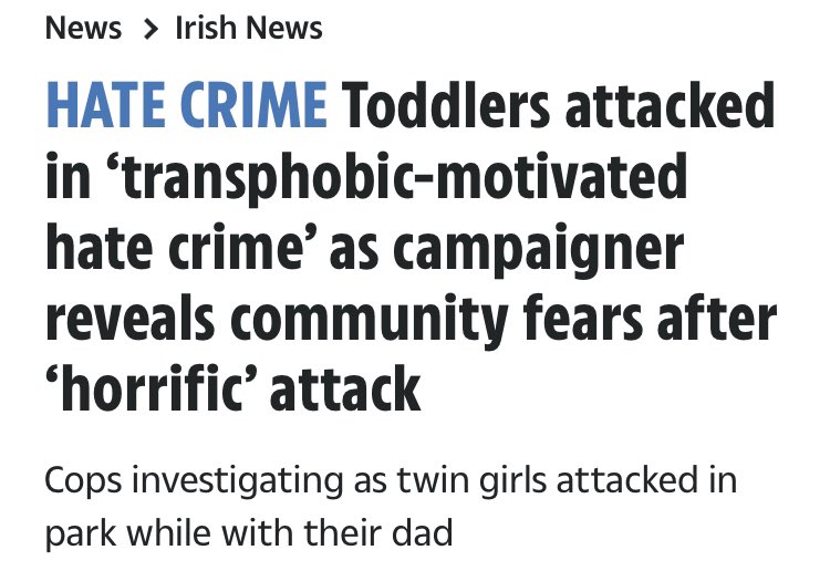 I saw this mentioned by a mutual & it takes a lot to shock me, over hatred towards the LGBTQ community. I assumed, as this was so extreme, it was in the US. In fact it was in BELFAST!