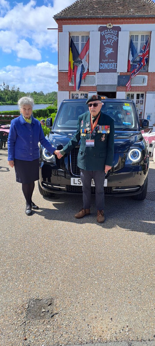 Thank you to our friends @Sherbetlondon who have helped bring together old friends in Normandy #cafegondree #DDay80 #KRRC60th