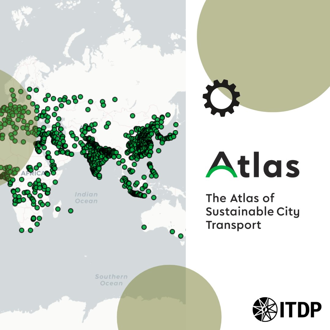 🌐ITDP’s Atlas of Sustainable City Transport is now available! Find out how your city measures up at atlas.itdp.org

This online tool aggregates #transport data from over 1k cities, giving users the ability to better understand their city’s transport realities + needs.
