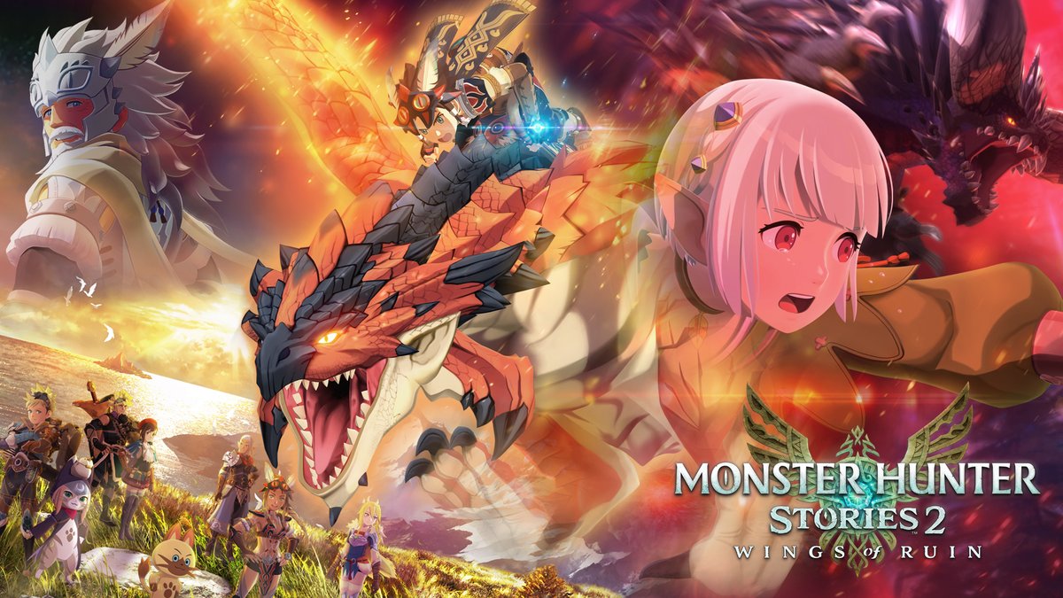 In einem Monat kehrt Monster Hunter Stories auf Nintendo Switch, PS4 und PC zurück! Monster Hunter Stories 2: Wings of Ruin erscheint am selben Tag für PlayStation-Spieler. Wer ist bereit, die Reise als Monsterjäger zu beginnen? 😁