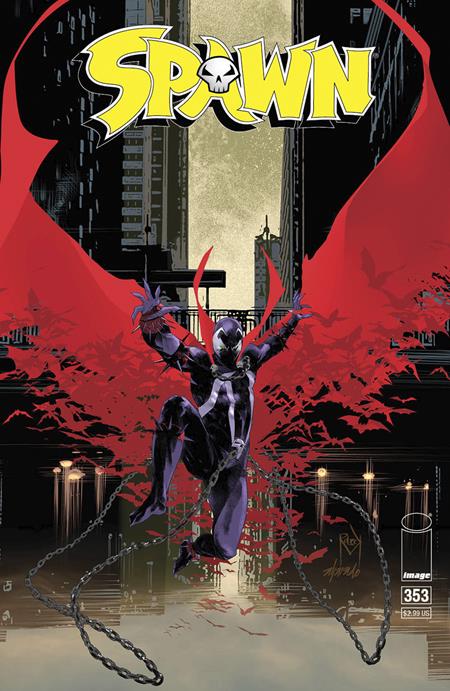 Spawn #353 is out today from @ImageComics Cover by #thaddeusrobeck
