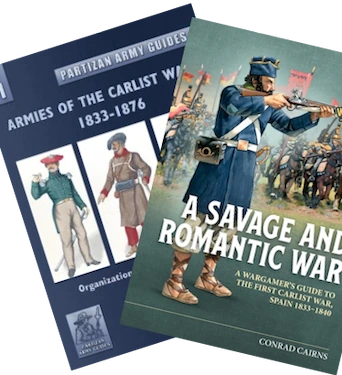 CaliverBooks's tweet photo. CARLIST WARS BUNDLE: ARMIES OF THE CARLIST WARS + SAVAGE ROMANTIC WAR
£49.95
Hardback uniform book and #Wargamers' guide
https://t.co/yW31CltOXp
#CaliverBooks #CrannTara #Minifigs #MiniatureFigurines #Figures #UniformBook #Wargaming #Wargames #Figurines https://t.co/sKA1TPPZYC