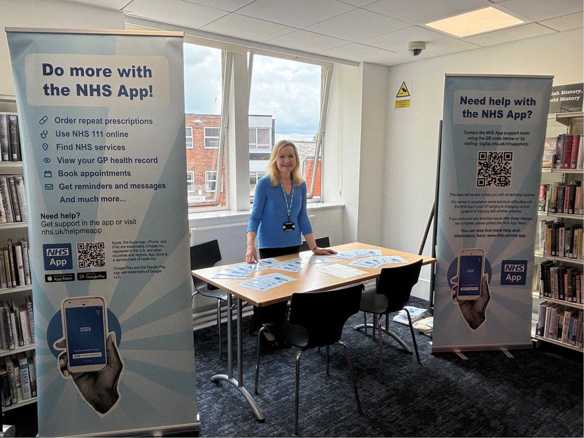 Still 2 hours left of this wonderful healthcare recruitment event! Don't forget to stop by and ask about the NHS App, too! #NHS