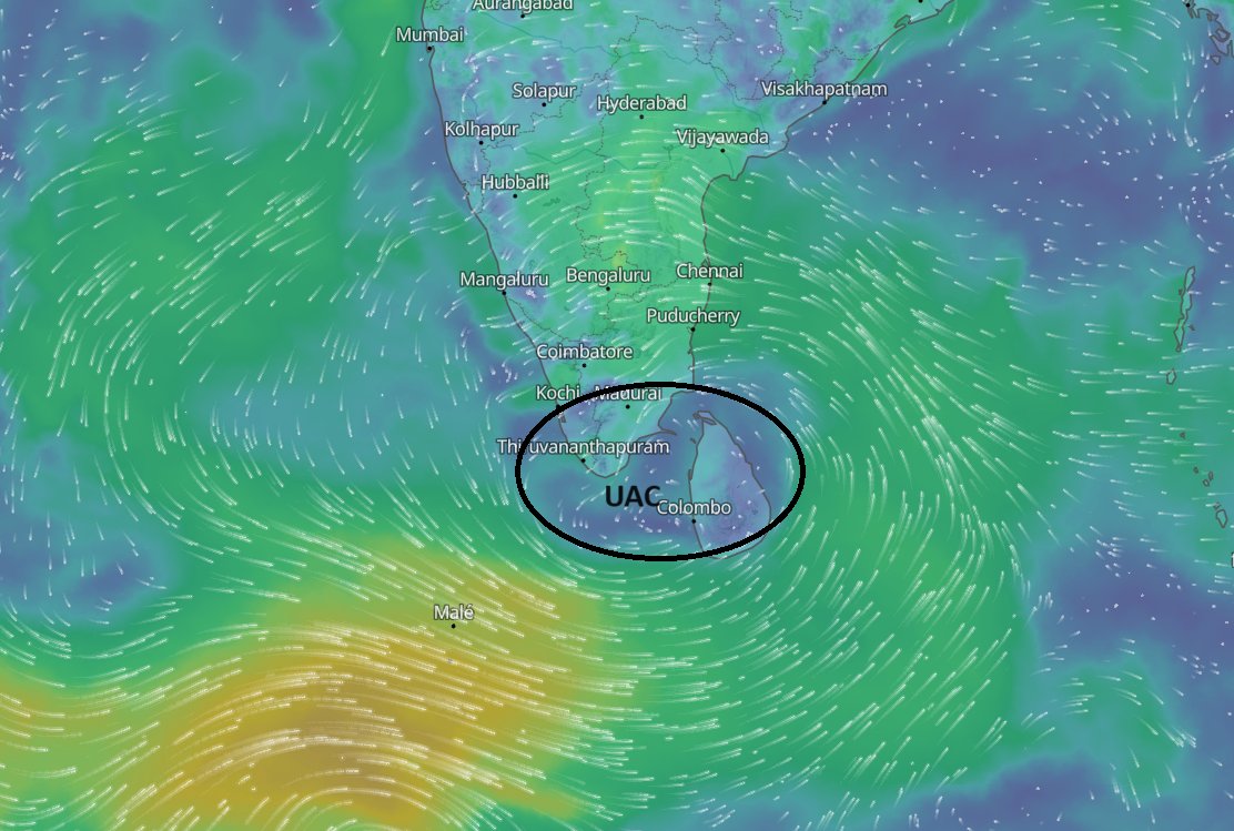 Awesome day for many of Tamil Nadu in Delta, Karur-Namakkal, Nilgiris, Tenkasi, Kumari, Madurai, Virudhunagar, Nellai, etc.

Going into Tomorrow, Delta belt will get more storms and South TN heavy rains. Rains will start in Chennai too. Dont forget to carry raincoat tomorrow.