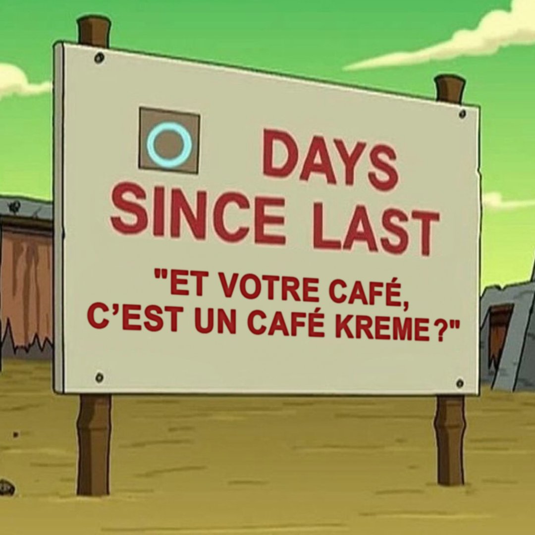 Entendu à la boutique. Encore.