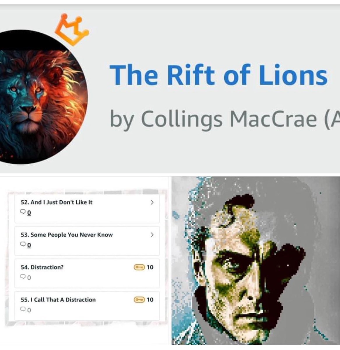 The Rift of Lions #foxargallmysteries 
Book 8 #collingsmaccrae
#thrillerbooks #5amwritersclub #mysteryseries 
amazon.com/kindle-vella/d…