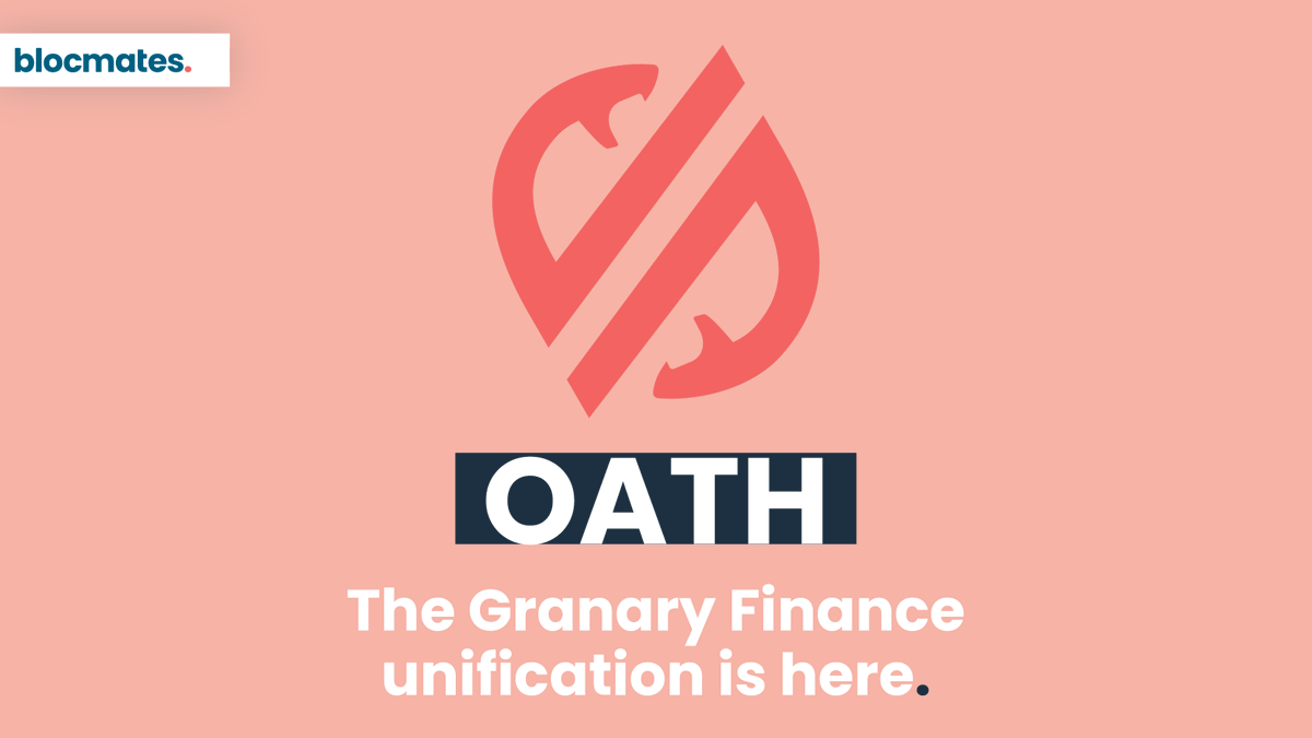 If you think we're letting up covering DeFi, you pigs are sorely mistaken. A huge token merger is coming out of the @OATHFoundation x @GranaryFinance camps in the form of NewToken. This one covers the new flagship ecosystem token, tokenomics, plus the full stack of OATH and