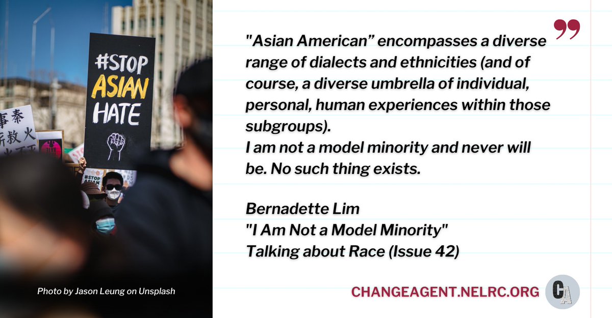 ' 'Asian American' encompasses a diverse range of dialects and ethnicities. I am not a model minority and never will be. No such thing exists.' #AsianPacificAmericanHeritageMonth bit.ly/AAPIchangeagen…