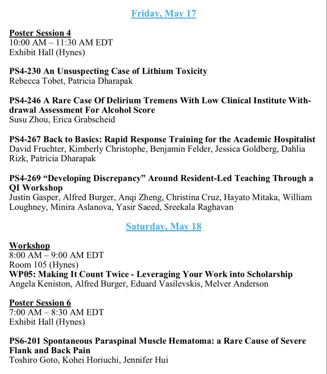 Mount Sinai Beth Israel Internal Medicine (@msbi_im) on Twitter photo Check out all of our amazing Housestaff and Faculty Presentations at SGIM 2024 in Boston this week!
<a href="/DOMSinaiNYC/">Mount Sinai Department of Medicine</a> <a href="/SocietyGIM/">SGIM</a> <a href="/msmw_medchiefs/">MSMW Med Chiefs</a> Check out all of our amazing Housestaff and Faculty Presentations at SGIM 2024 in Boston this week!
<a href="/DOMSinaiNYC/">Mount Sinai Department of Medicine</a> <a href="/SocietyGIM/">SGIM</a> <a href="/msmw_medchiefs/">MSMW Med Chiefs</a>