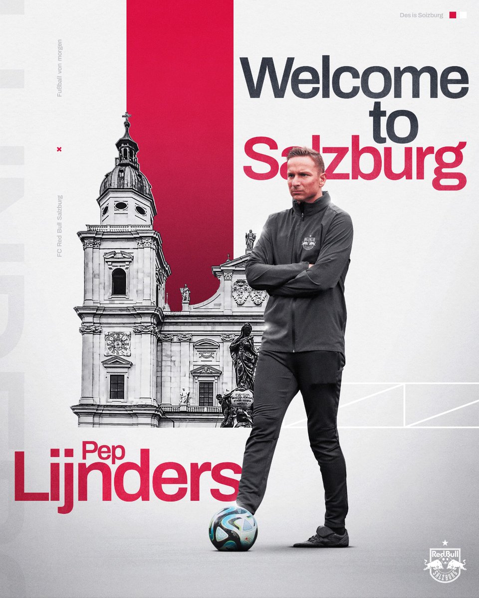 OFFICIAL: Pepijn Lijnders will take over as our manager next season! 

The 41-year-old Dutchman will join us from @LFC on a three year-contract. 

Welcome to Salzburg, Pep! ✍️