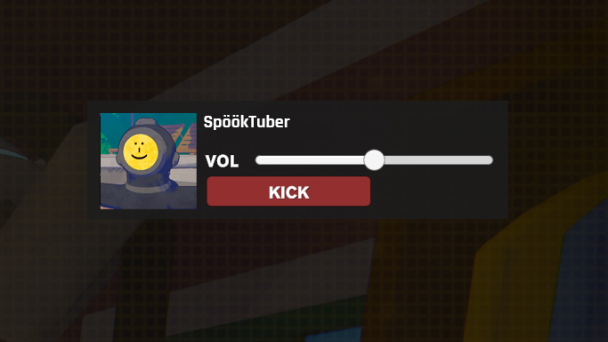 Heey SpöökTubers! You can finally kick people when hosting a game in Content Warning now! 🙏

Thank you for your patience as we implement more hosting features 🫶
