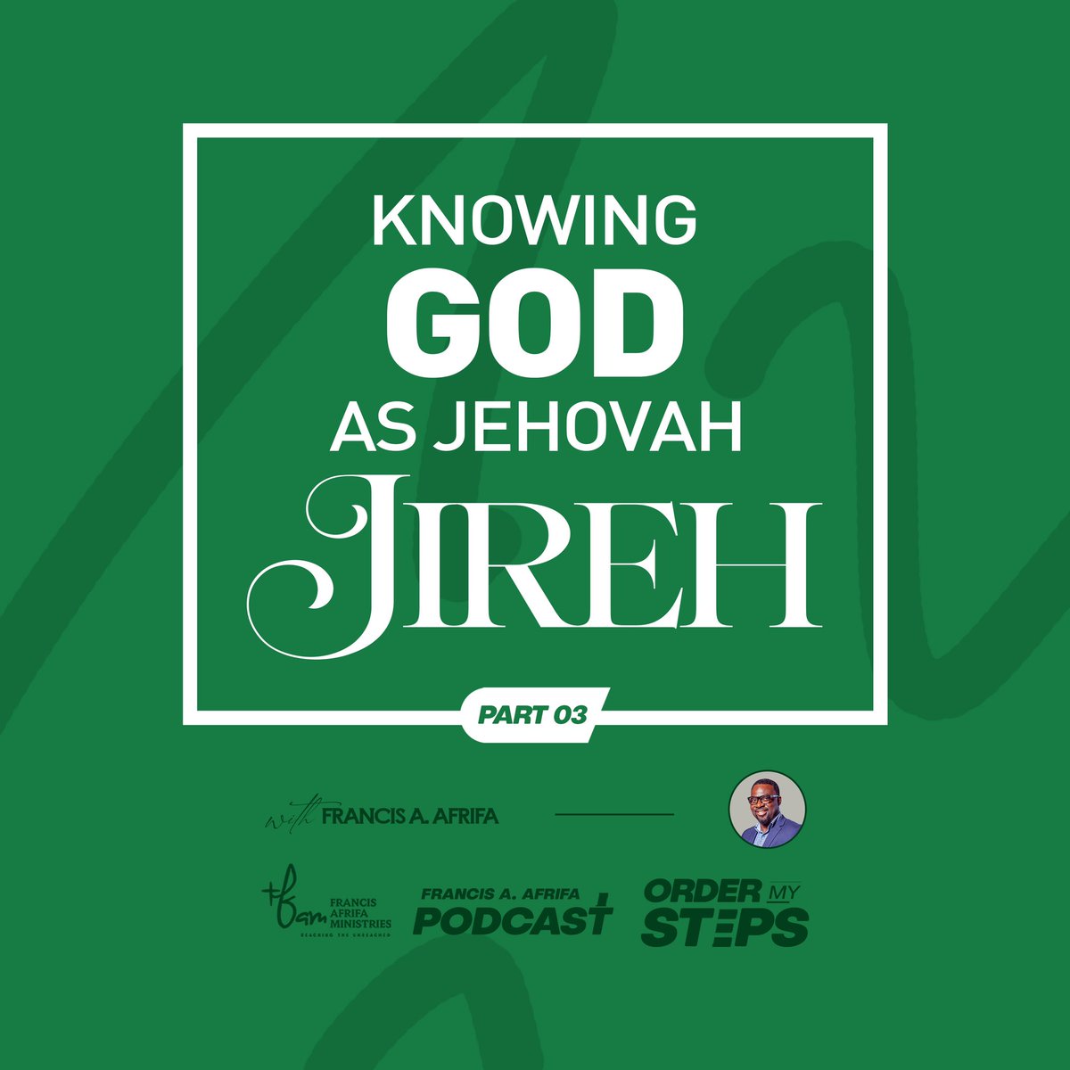 Knowing God As Jehovah Jireh- Pt 3

Abraham saw sacrifice is an act of worship to Jehovah Jireh for he has been his Provider. He revered God for who He is to a point God said now I know you feared me. 

Listen to this audio via this link, youtu.be/8SahY5D45jo?si…