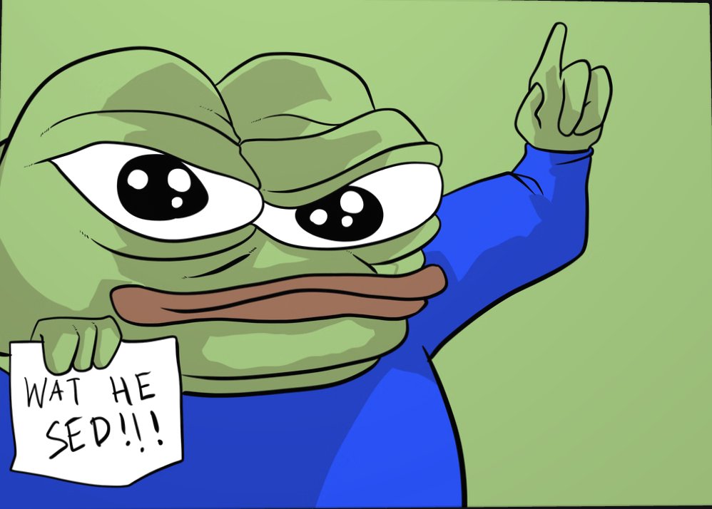 If you bought $Pepe and held it you out performed all stocks bonds currencies commodities and #bitcoin.

Read it again if you don't understand.

DM's open to accept apologies from enemies, anons, and Maxi's.