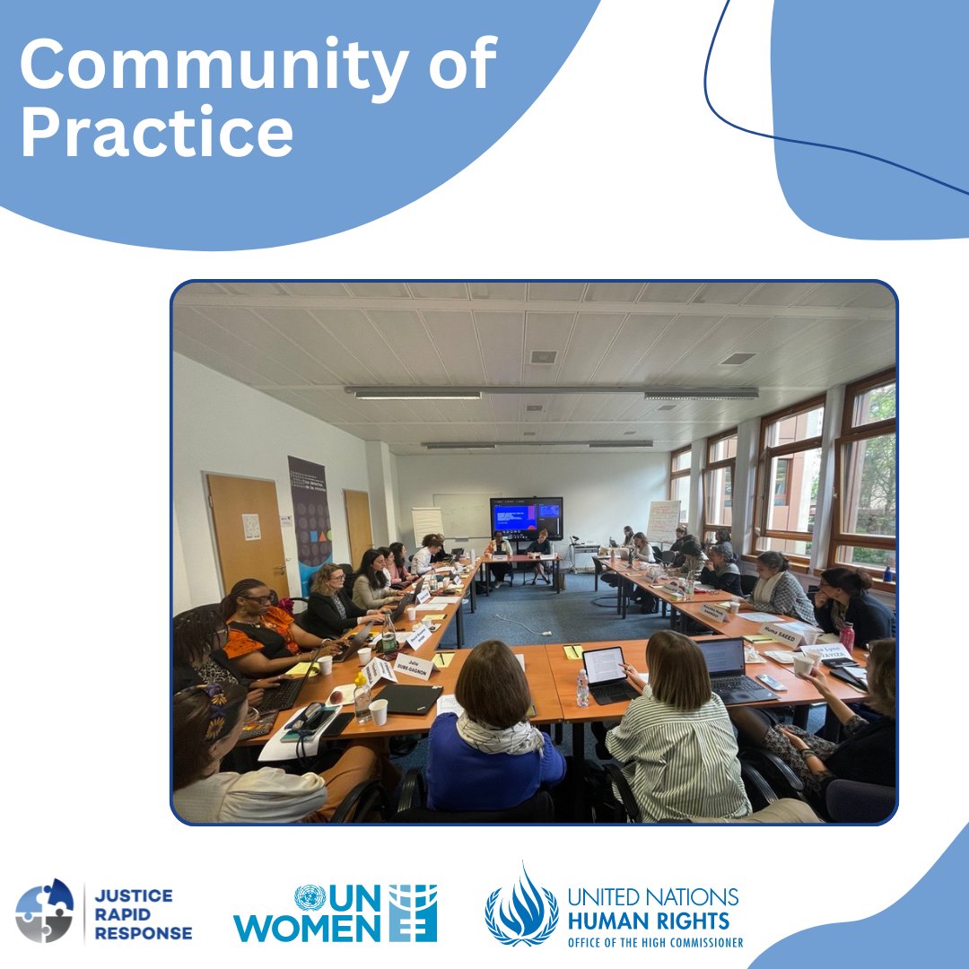 Together with @UN_Women and @UNHumanRights, JRR is pleased to be hosting a 2-day Community of Practice in Geneva with over 20 gender experts recently deployed to UN-mandated investigative mechanisms.