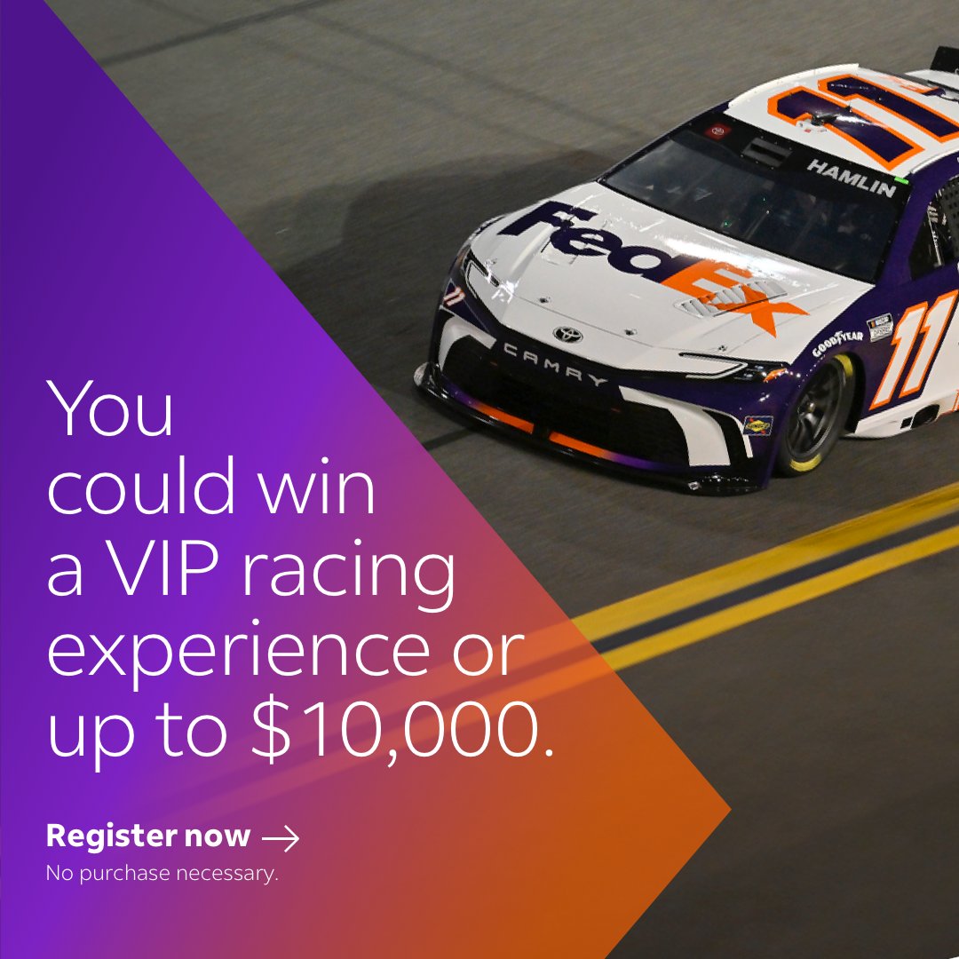 Fast shipping is one of the best ways to keep your business on track. And when you ship with FedEx, you can register for a chance to win a VIP racing experience or a cash prize up to $10,000. Enter before May 31, 2024: go.abc.org/3QCZN5T