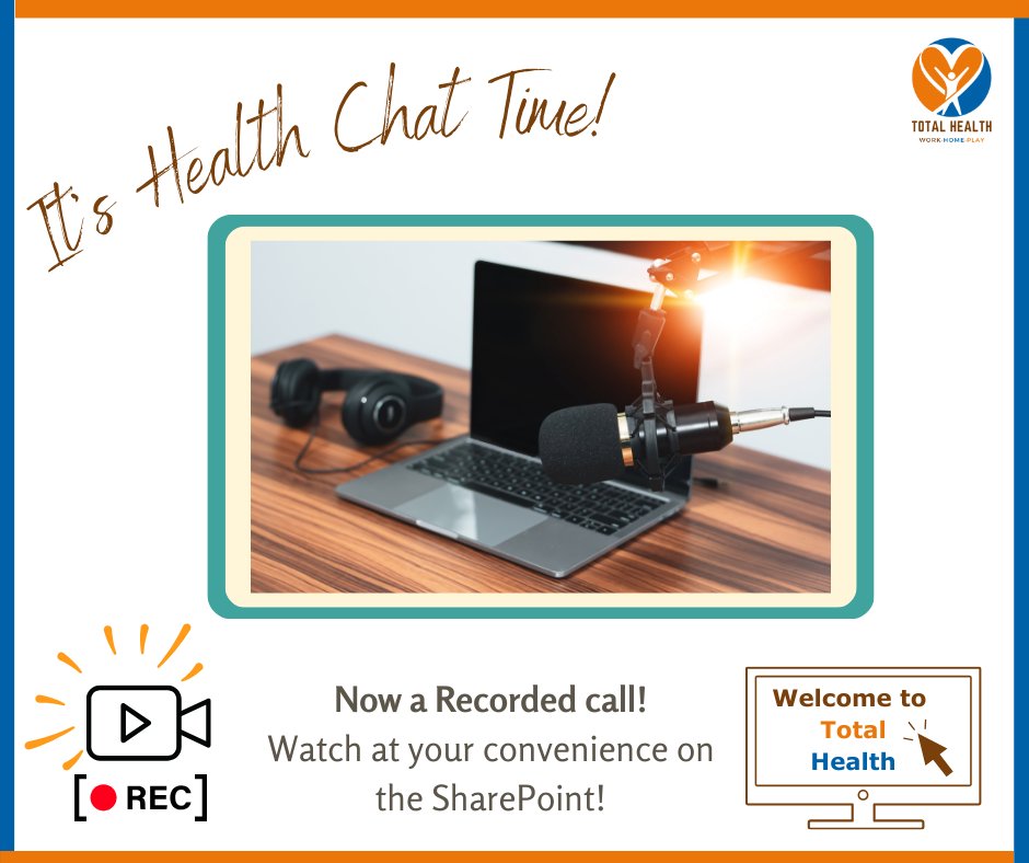 Visit Total Health SharePoint to watch this month's Health Chat recording: Stay Cool in the Summer Heat.
Watch the call on the go, learn some great new info and comment below. What did you learn?
#HealthChat
#TotalHealthUPS #WorkHomePlayUPS